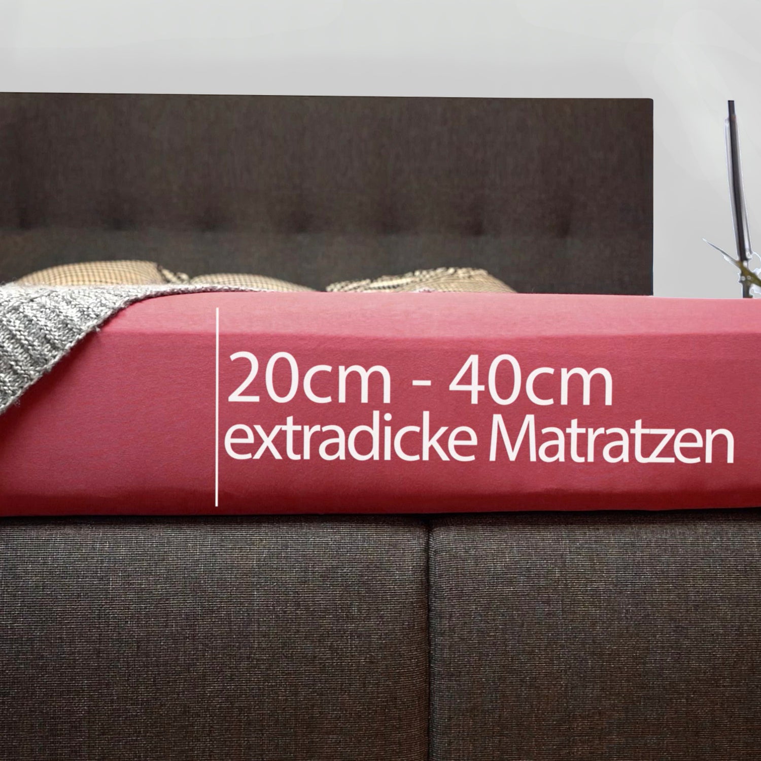 Spannbettlaken 20 bis 40 cm hohe Matratze