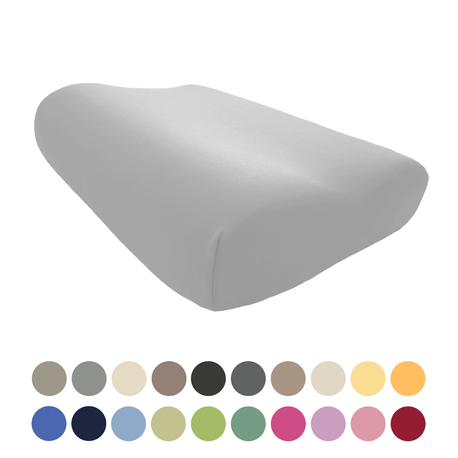 Edda Lux Kissen Bezug für Tempur Shape Nackenkissen S M L