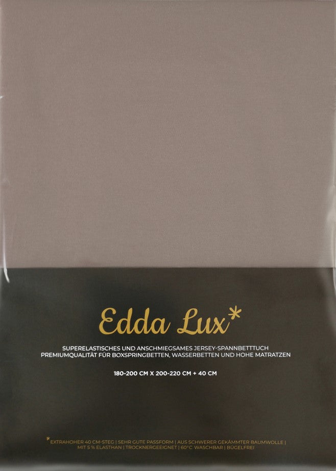Spannbettlaken Verpackung Braun