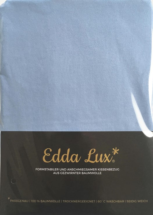 Spannbettlaken für hohe Matratze blau