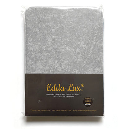Verpackung von Edda Lux Frottee Kissenbezüge für Tempur Kissenbezug in Hellgrau