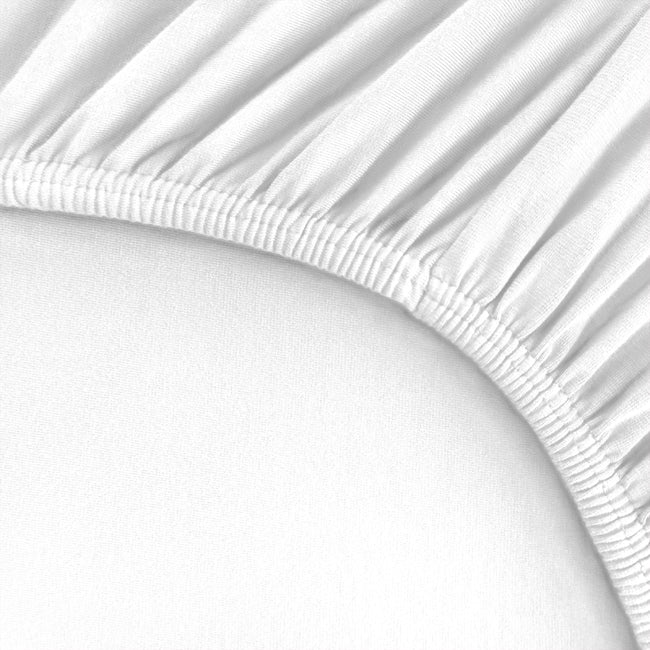 140x200 cm bis 160x220 cm - Premium Spannbettlaken für weiss