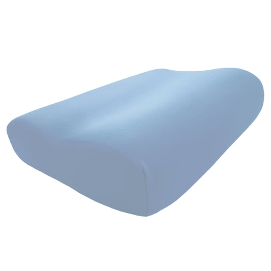 Nackenstützkissen Bezug 61x31 Hellblau