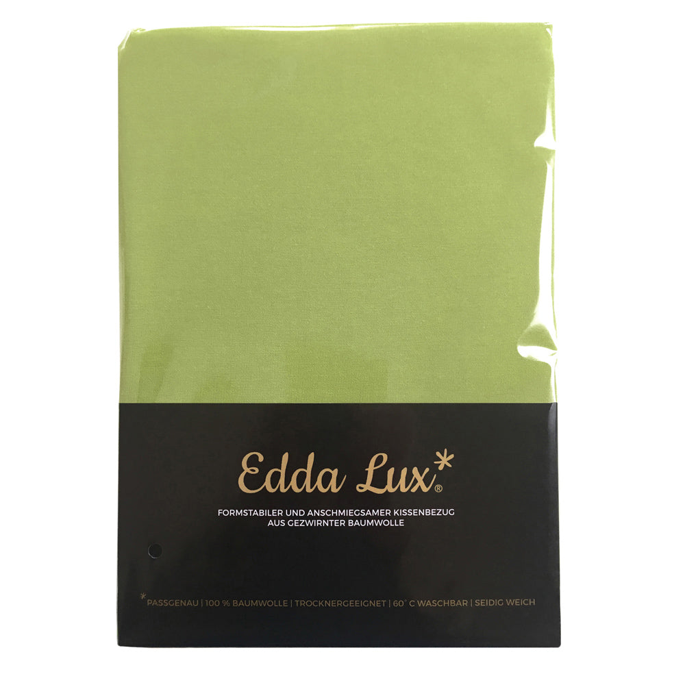 Edda Lux grün Bezug für Tempur Kissen Olive